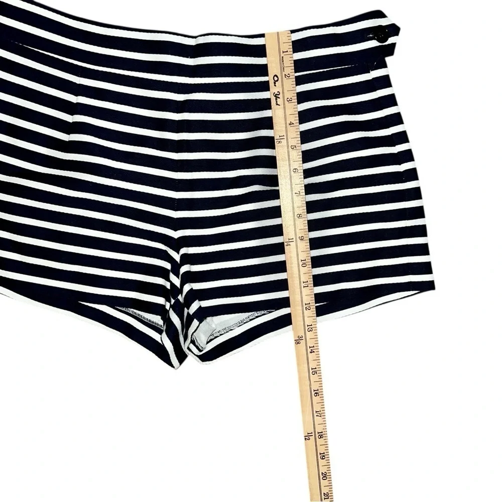 Navy and White Striped Shorts size 8